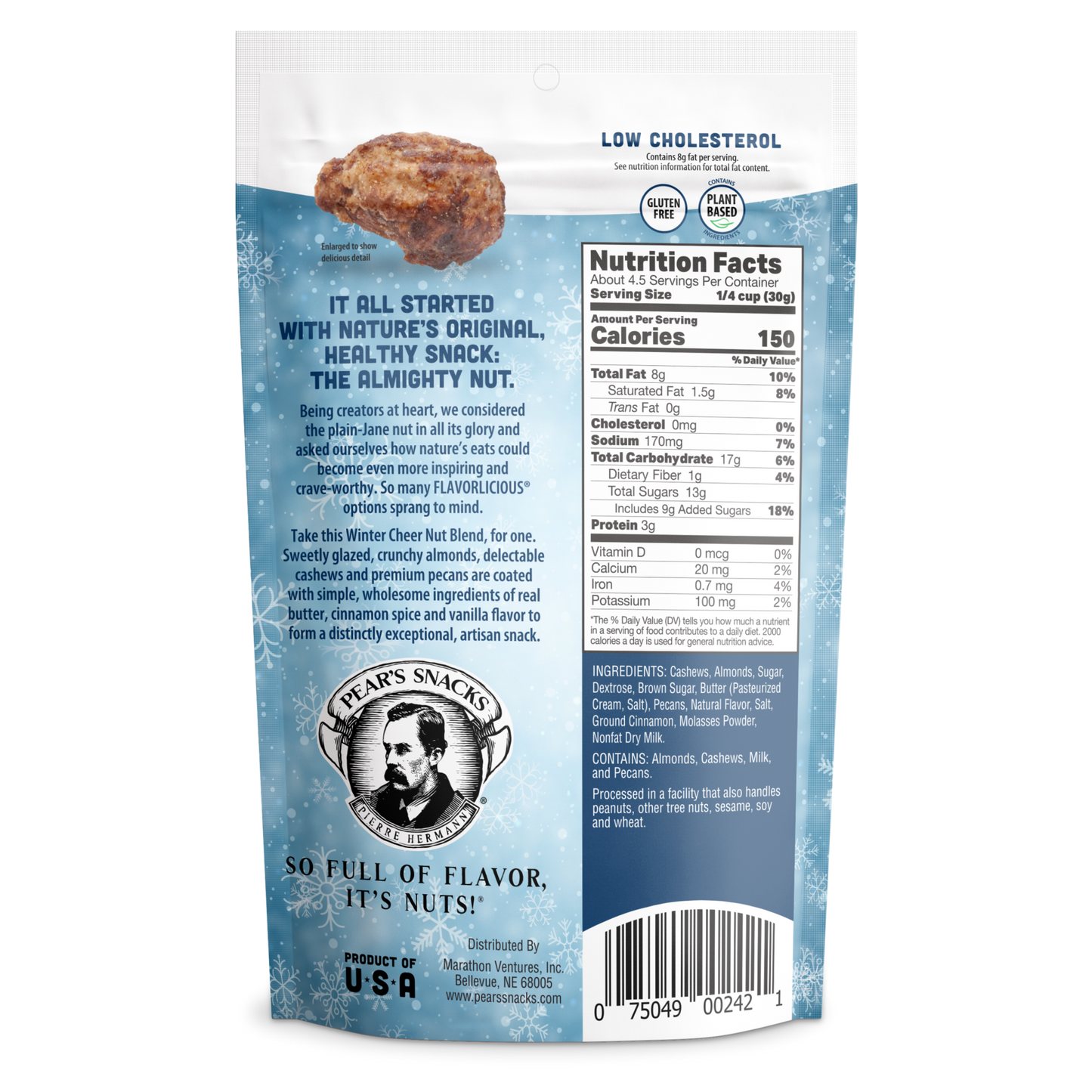 Winter Cheer Nut Blend (4.5oz )