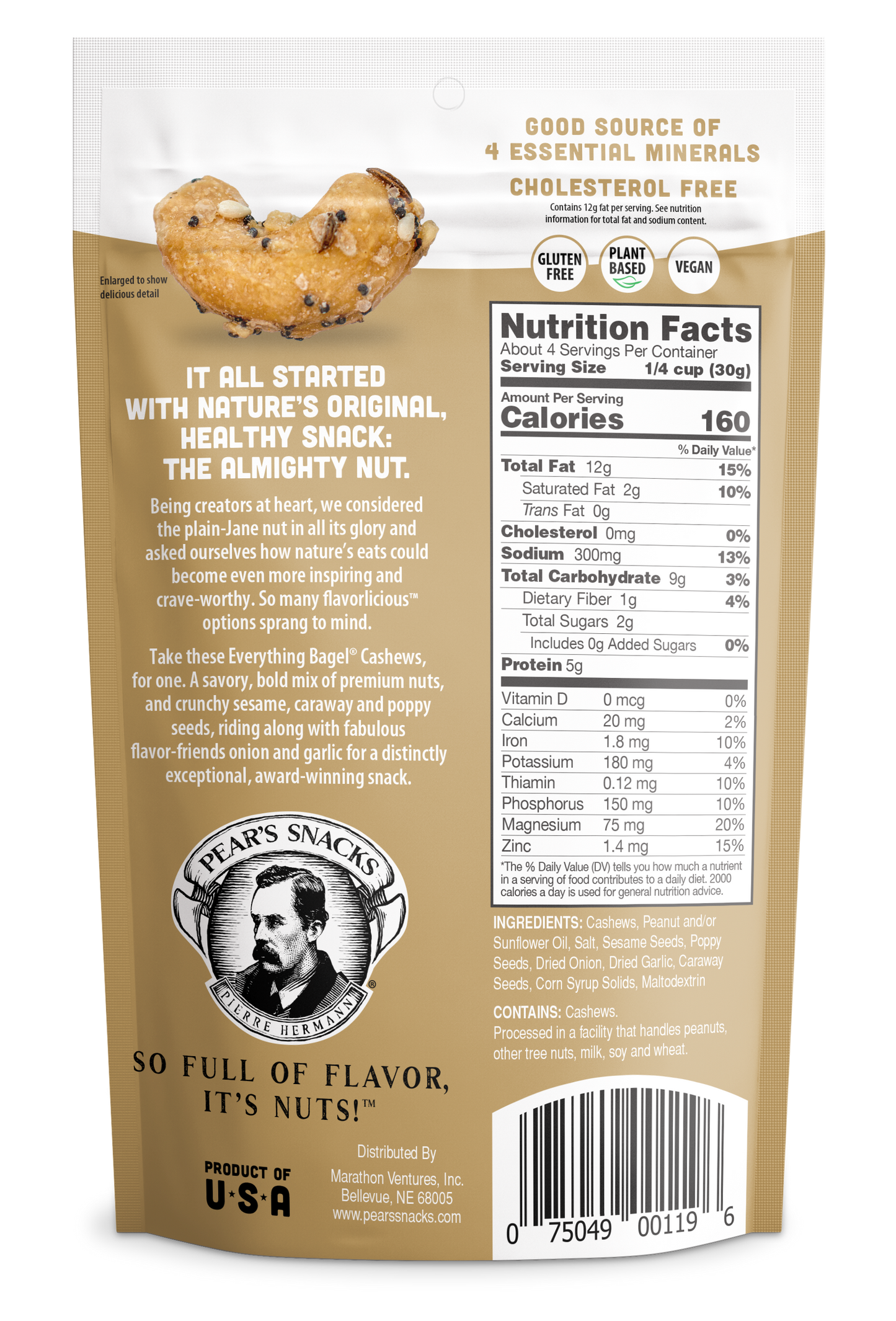 Everything Bagel® Cashews (4 oz x 6)